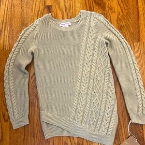 Tommy Bahama NWT knit sweater with gold thread 7/8